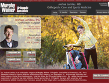 Tablet Screenshot of drjoshualandau.com